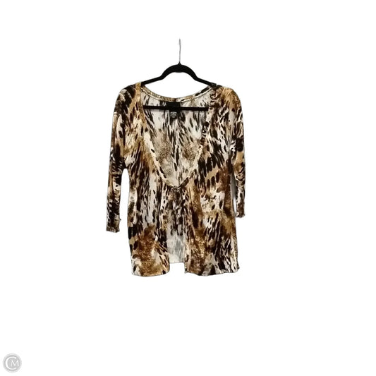 Cardigan By Lane Bryant In Brown, Size: L