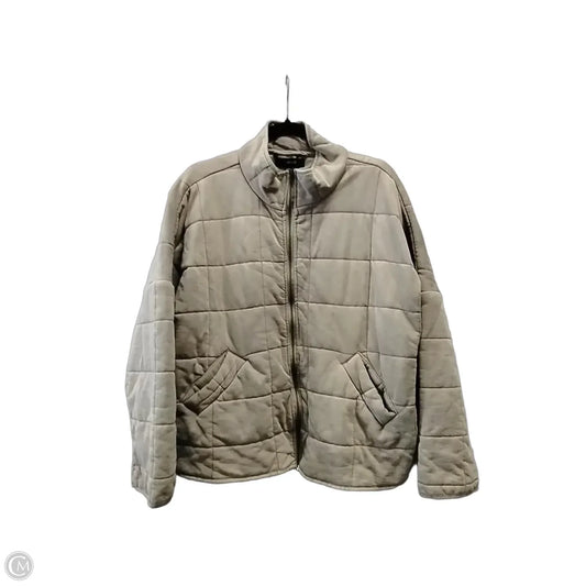 Jacket Puffer & Quilted By Forever 21 In Brown, Size: M