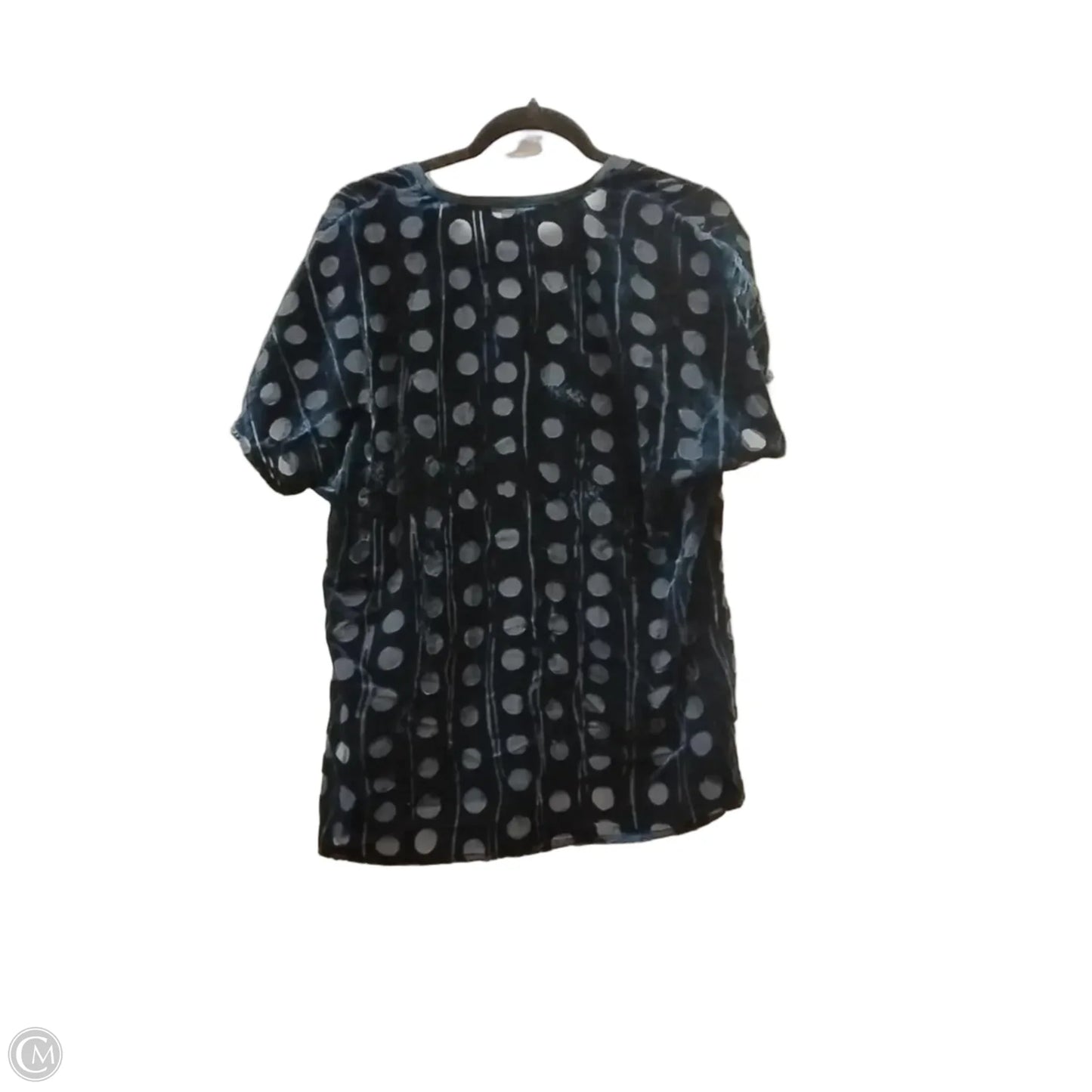 Top Short Sleeve By Cabi In Blue, Size: S