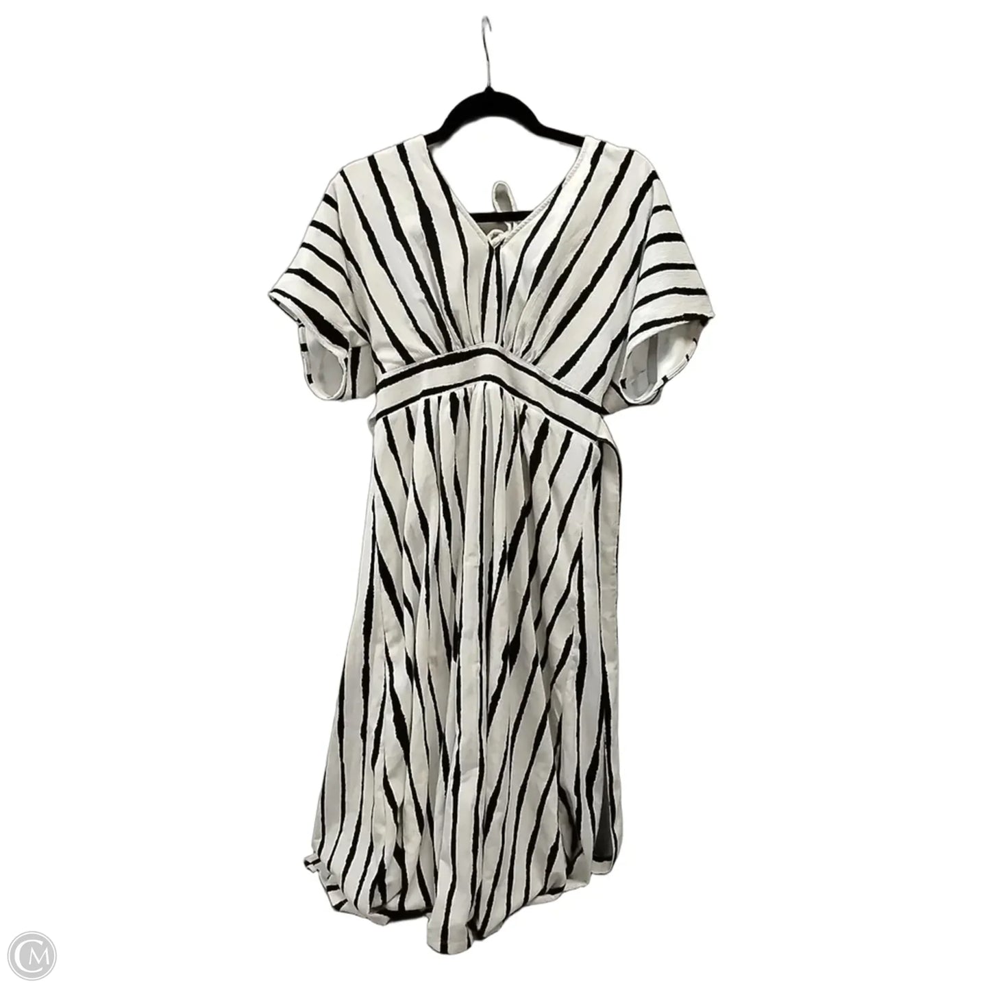 Dress Casual Maxi By Gibson And Latimer In Blue & White, Size: M