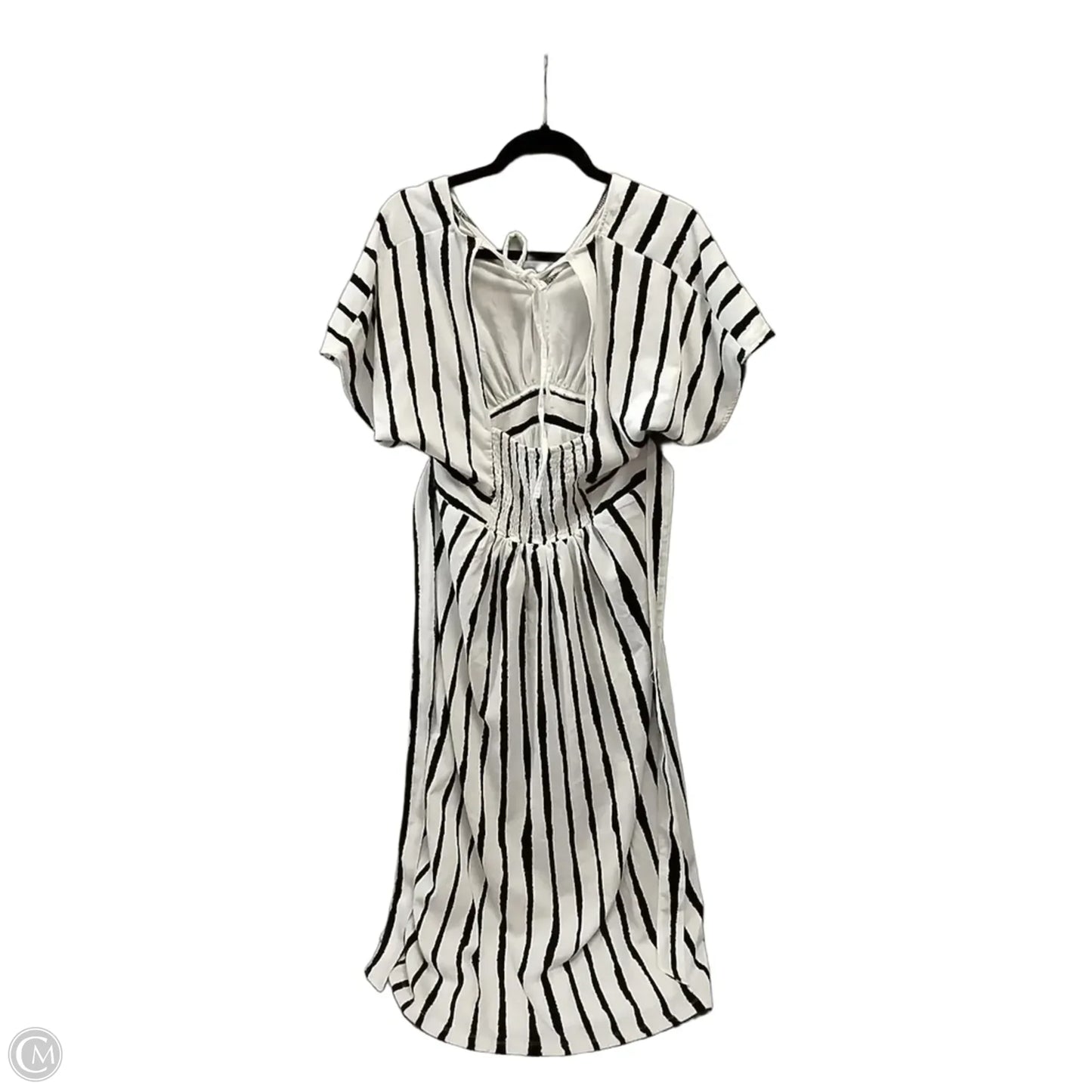 Dress Casual Maxi By Gibson And Latimer In Blue & White, Size: M