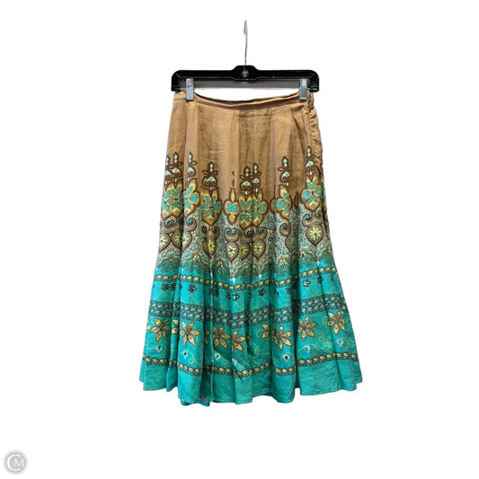 Skirt Midi By Coldwater Creek In Teal, Size: S