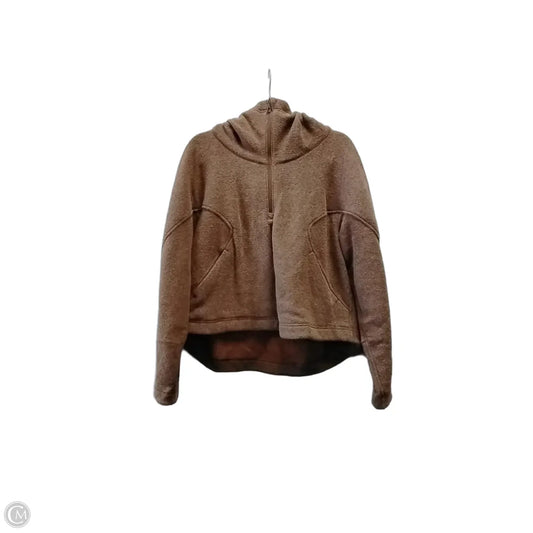 Athletic Jacket By Lululemon In Brown, Size: M