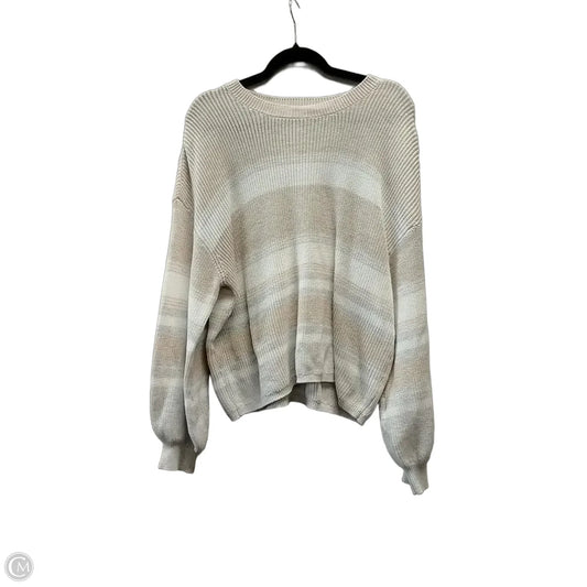 Sweater By Gentle Fawn In Cream & White, Size: L