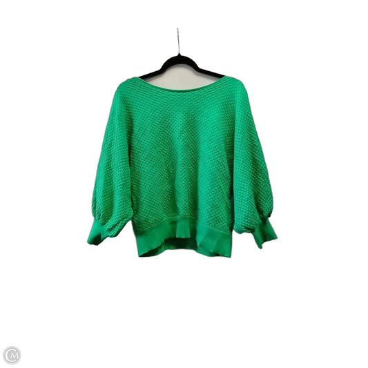 Top 3/4 Sleeve By Marled In Green, Size: Xl