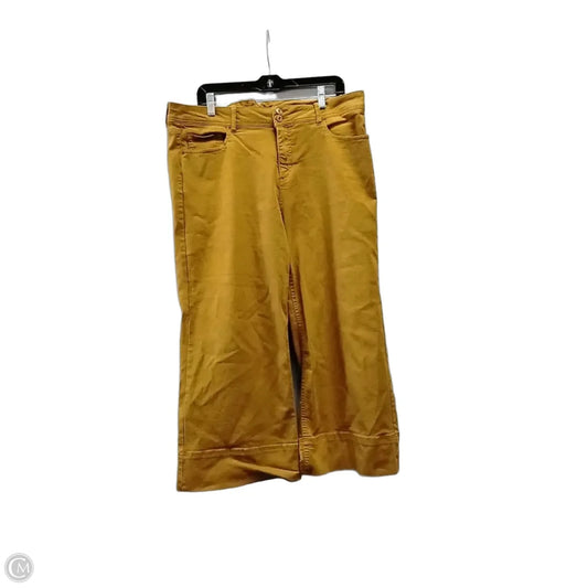 Jeans Cropped By Stitch Star In Brown, Size: 16