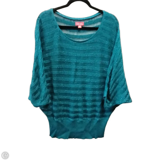 Sweater By Elle In Blue, Size: Xl