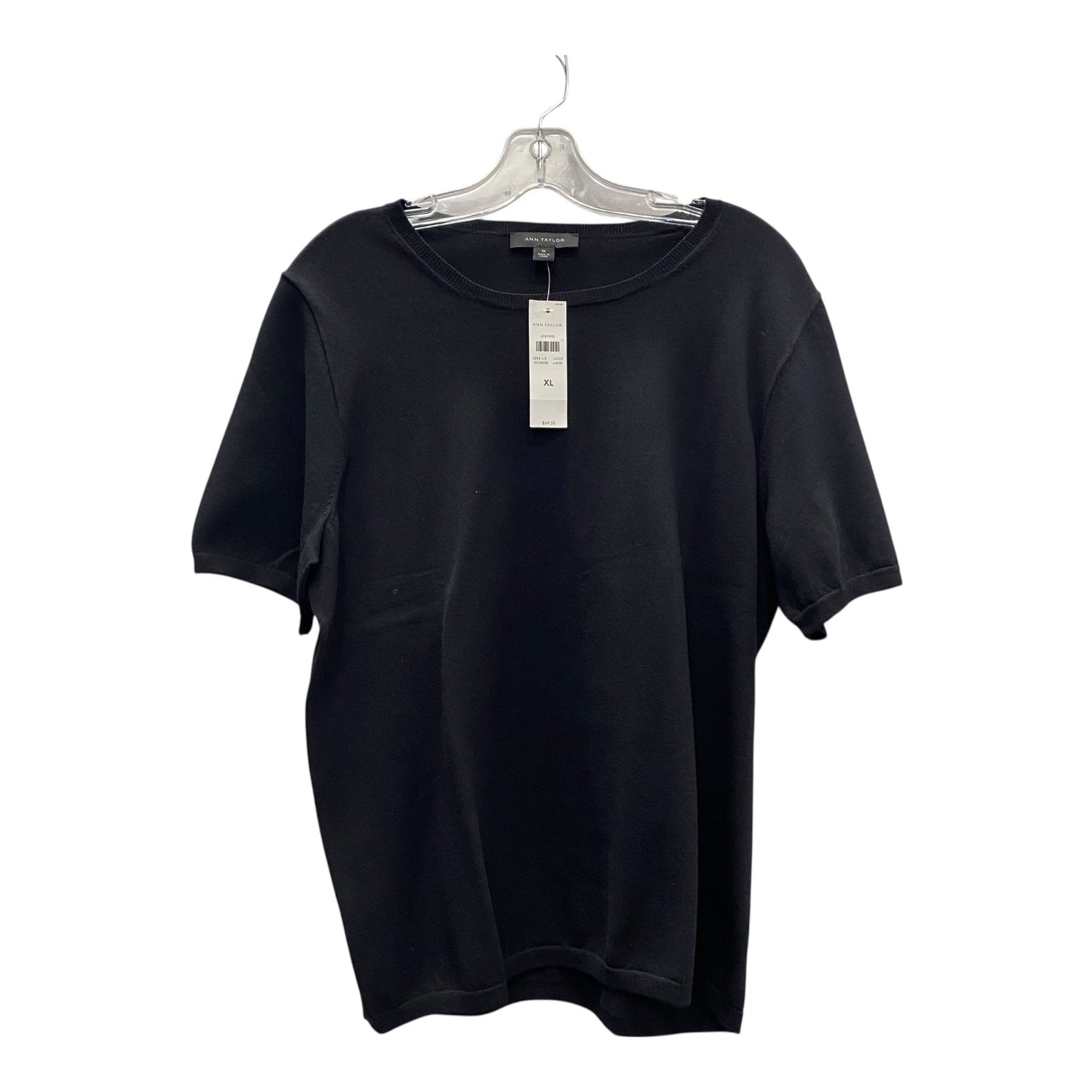 Sweater By Ann Taylor In Black, Size:Xl