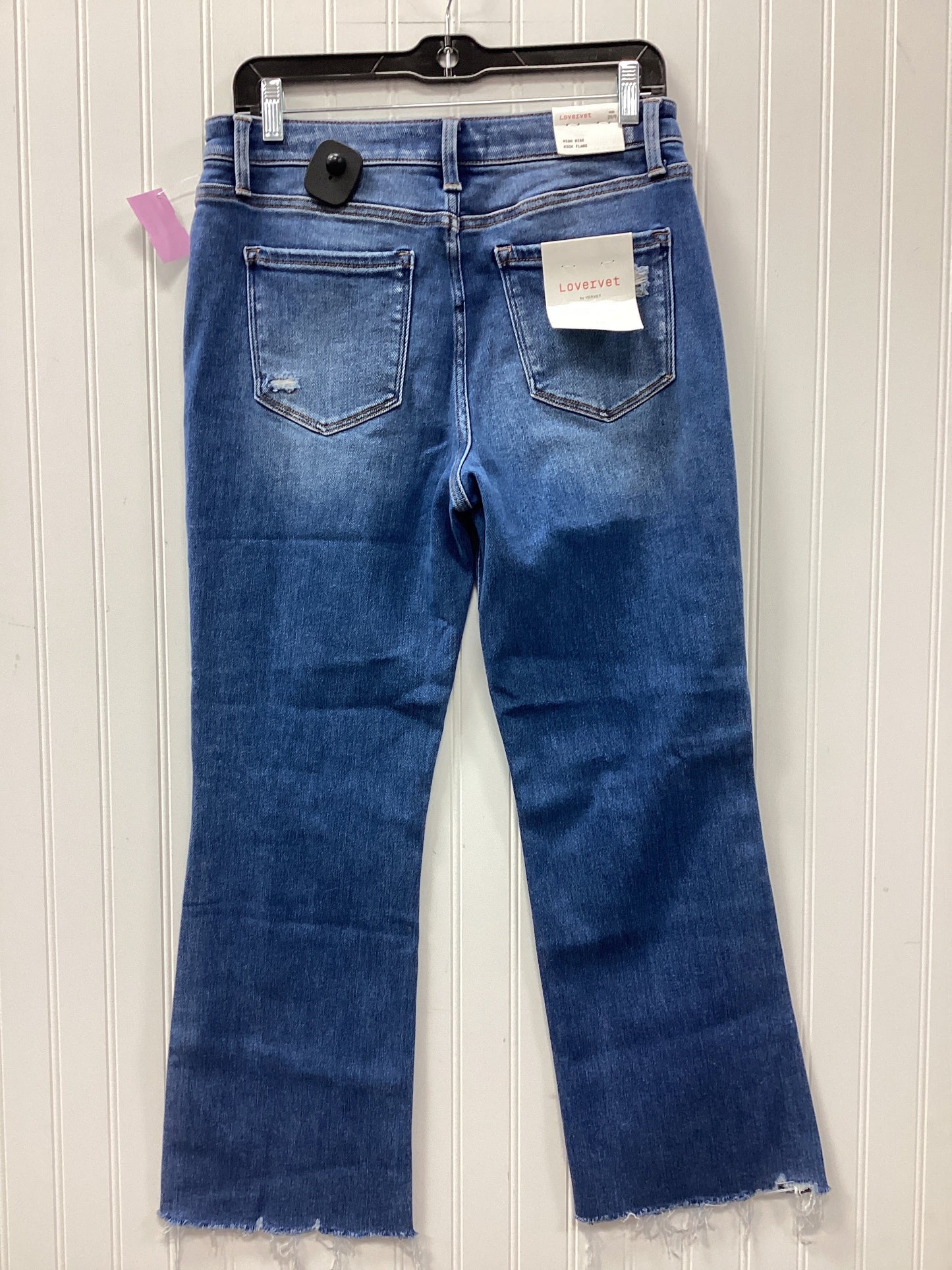 Jeans Straight By Vervet In Blue Denim, Size:6