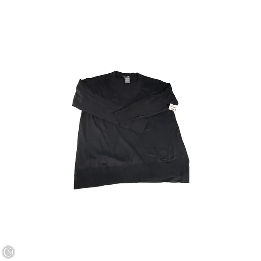 Top Long Sleeve Basic By Matty M In Black, Size: L