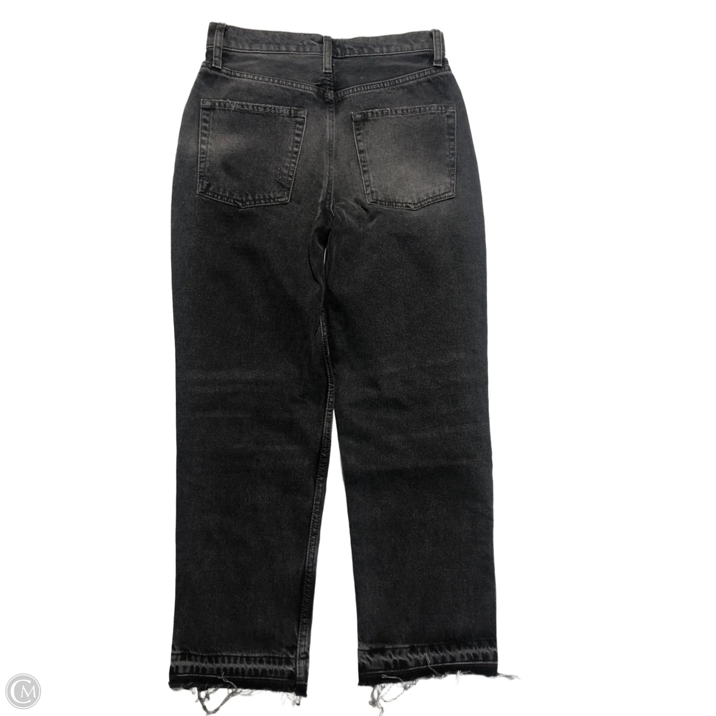 Jeans Straight By We The Free In Black Denim, Size: 0