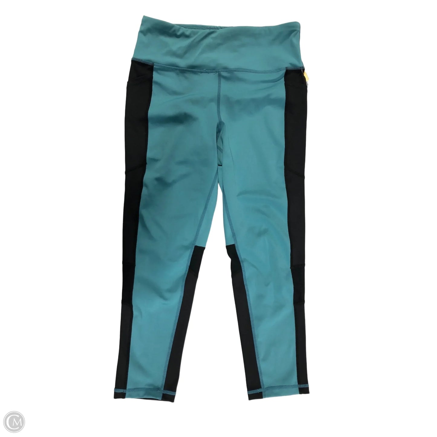 Athletic Capris By Cme In Teal, Size: M