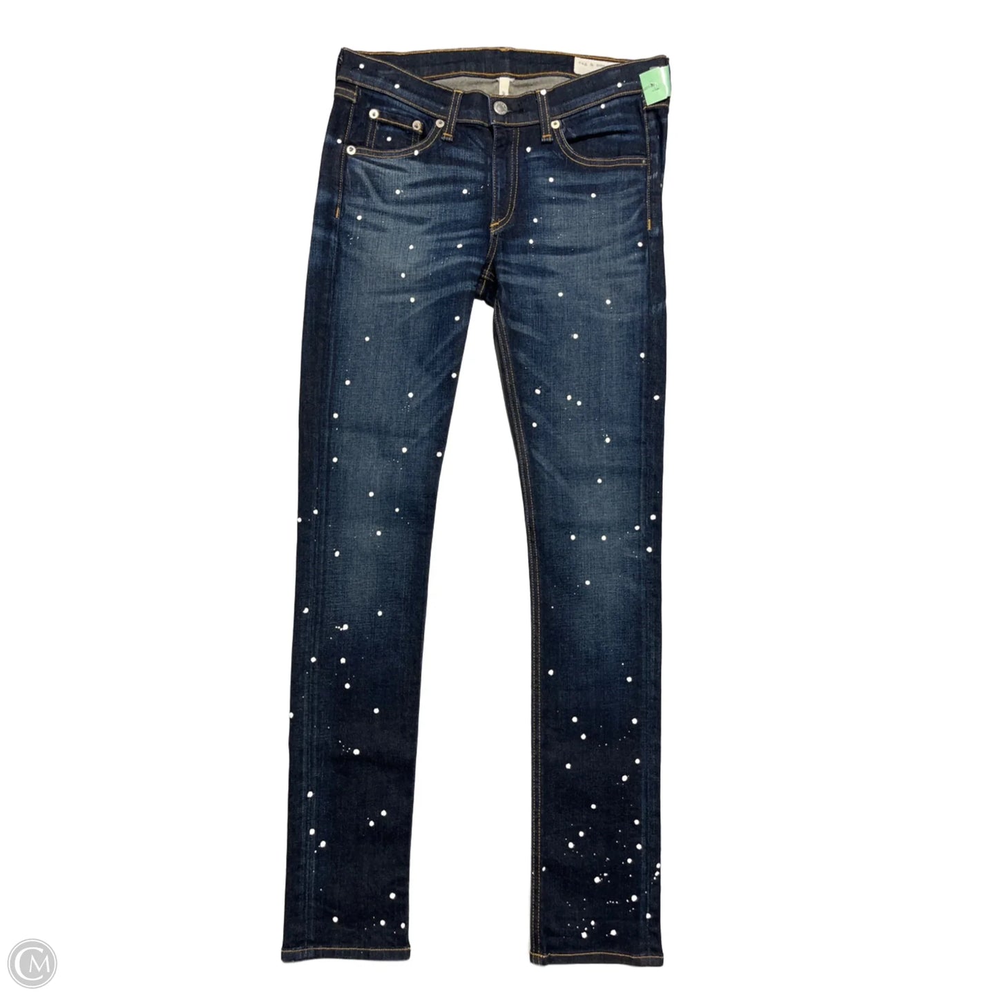 Jeans Skinny By Rag & Bones Jeans In Blue Denim, Size: 6