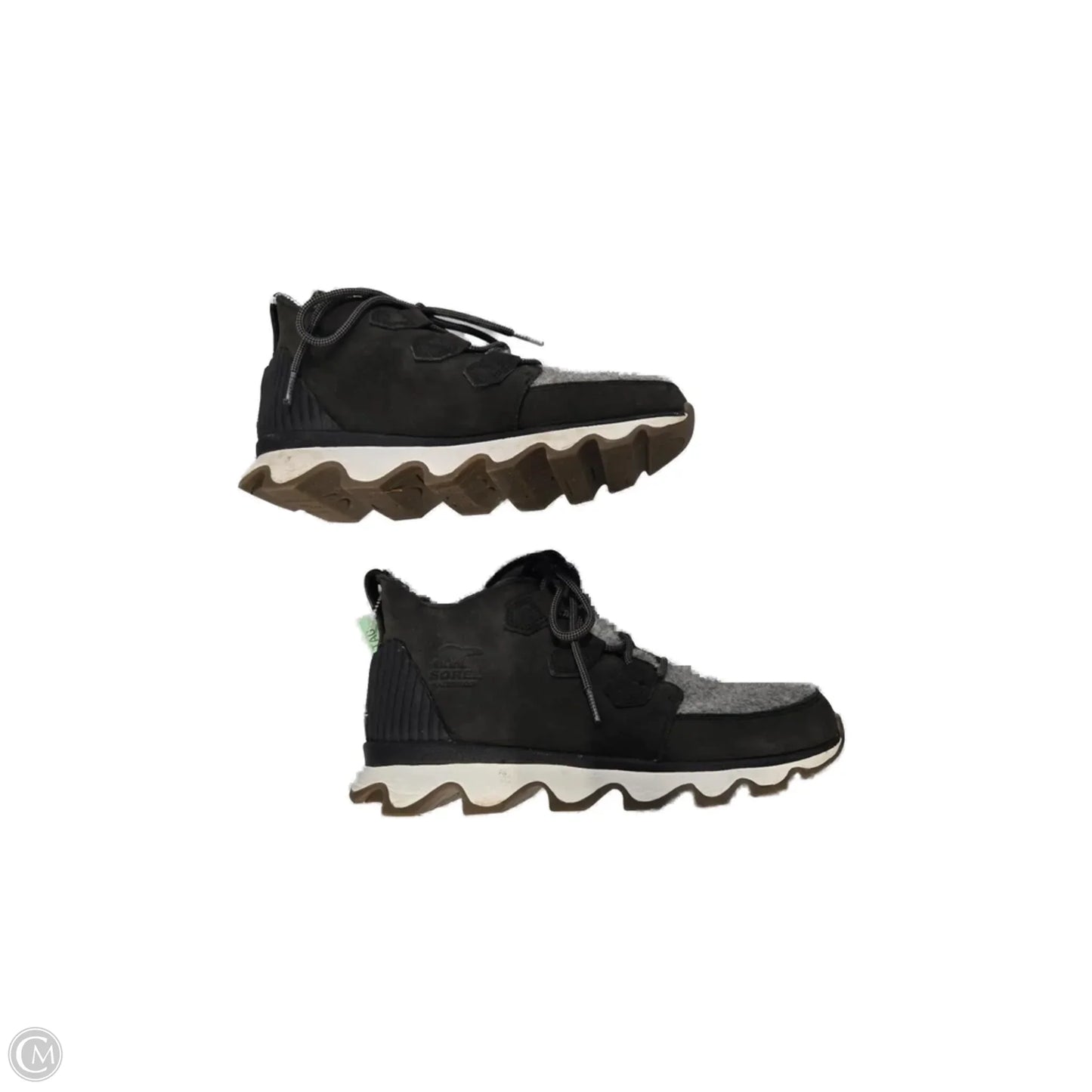 Boots Snow By Sorel In Black & Grey, Size: 8.5
