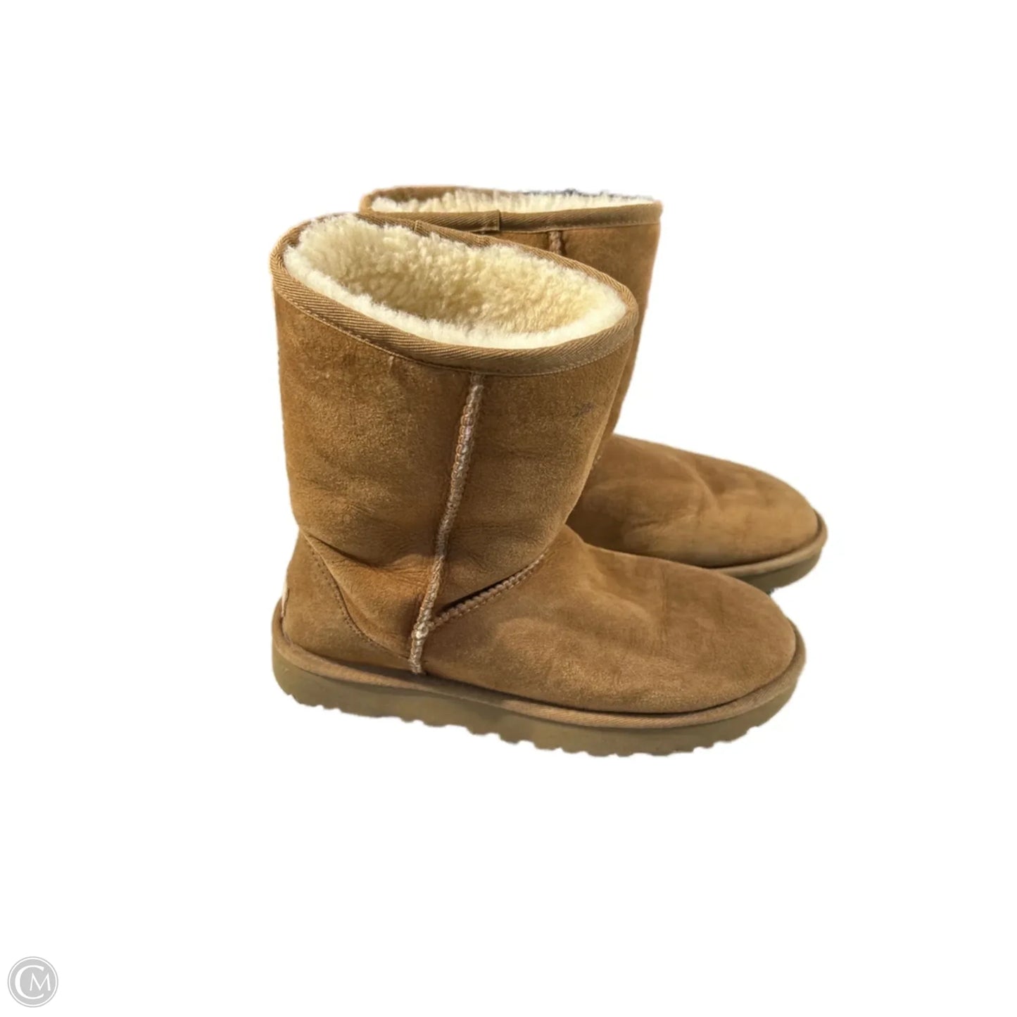 Boots Designer By Ugg In Brown, Size: 7