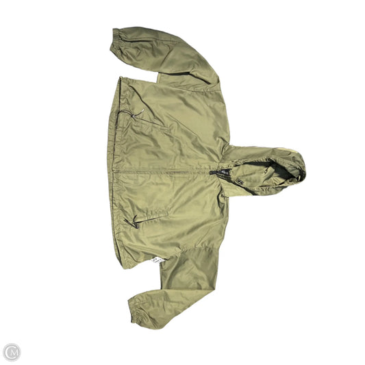 Jacket Windbreaker By Zara In Green, Size: Xs
