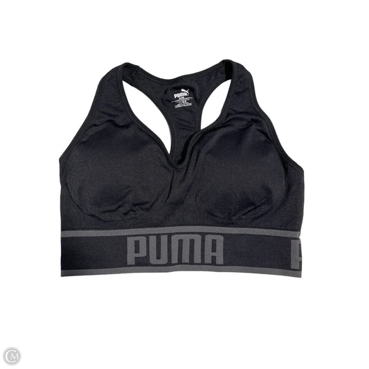 Athletic Bra By Puma In Black, Size: Xl