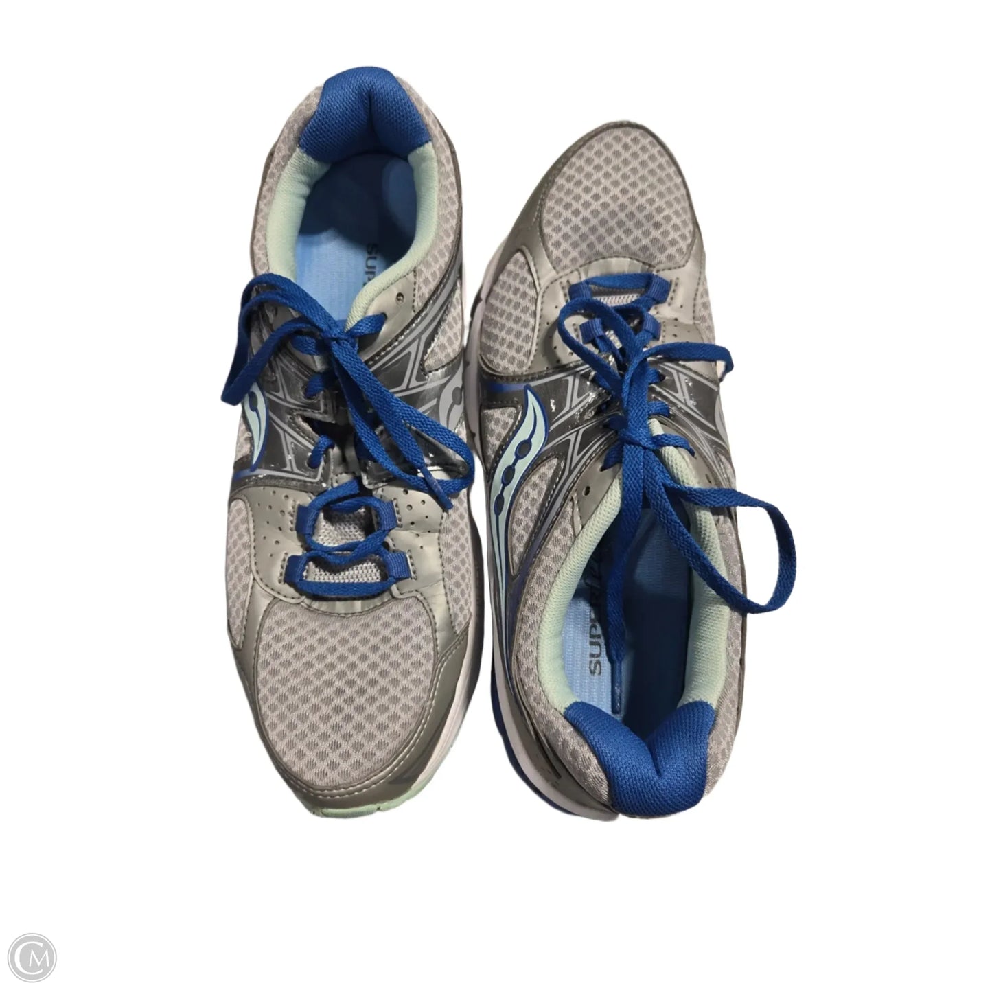 Shoes Athletic By Saucony In Silver, Size: 12