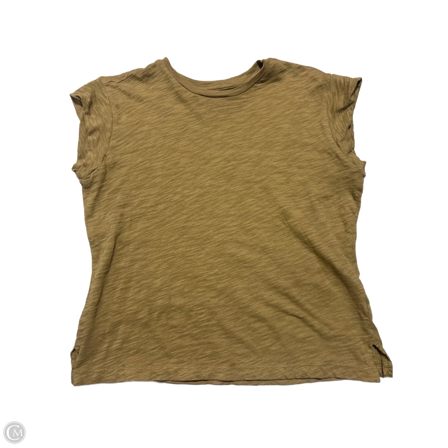 Top Short Sleeve Basic By Madewell In Brown, Size: Xs