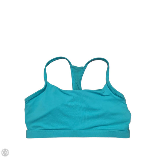 Athletic Bra By Fabletics In Teal, Size: L