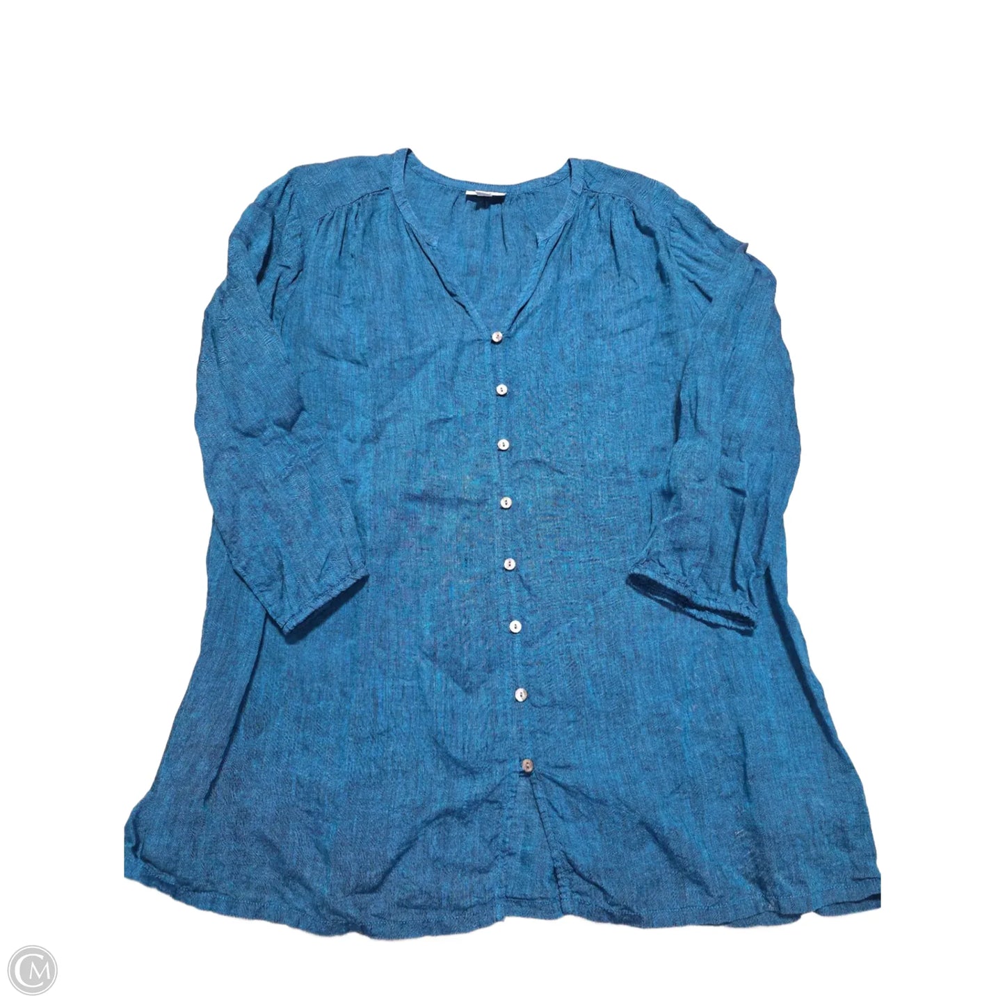 Top Long Sleeve By Pure Jill In Blue, Size: Xl