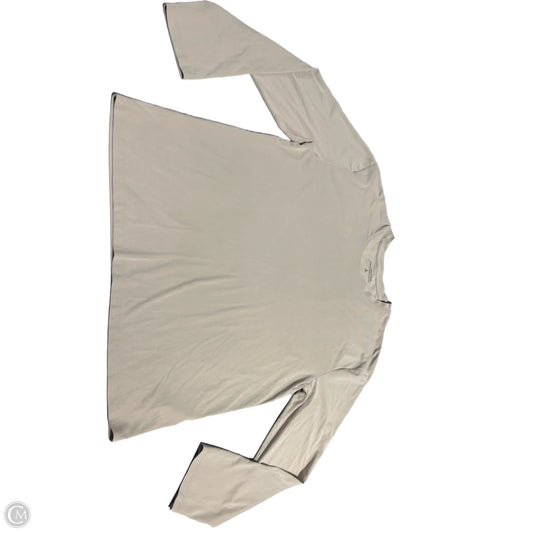 Top Long Sleeve By Abercrombie And Fitch In Cream, Size: M