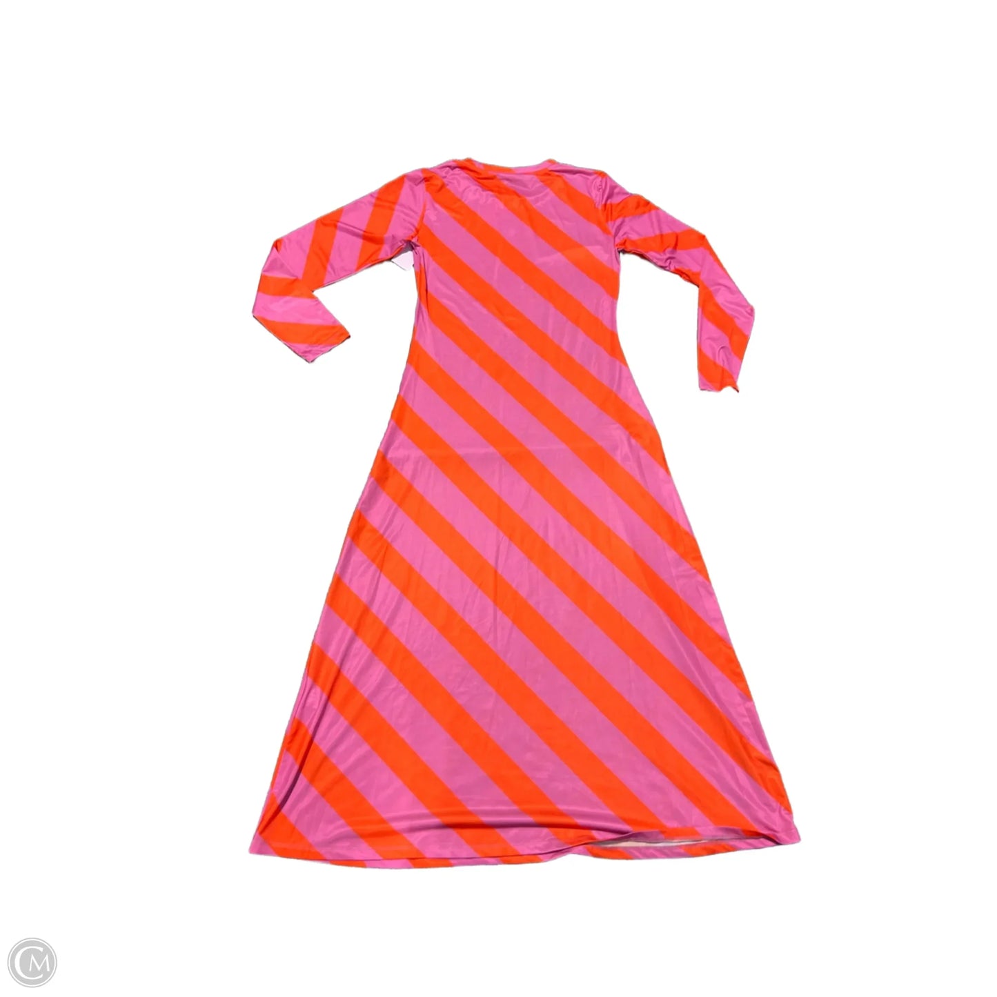 Dress Party Long By Cmb In Orange & Pink, Size: Xs
