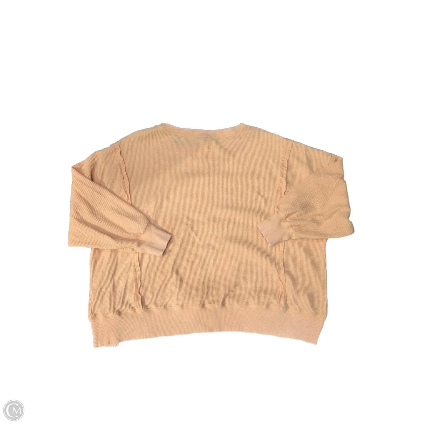Top Long Sleeve By American Eagle In Yellow, Size: L