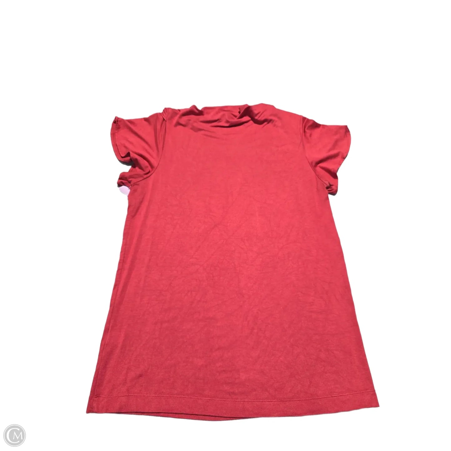 Top Short Sleeve Basic By Banana Republic In Pink, Size: S