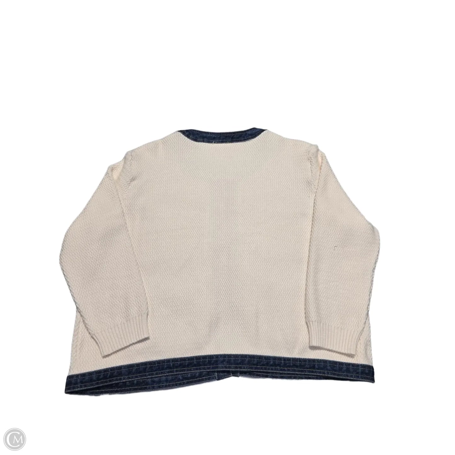 Jacket Shirt By Tribal In Cream, Size: Xl