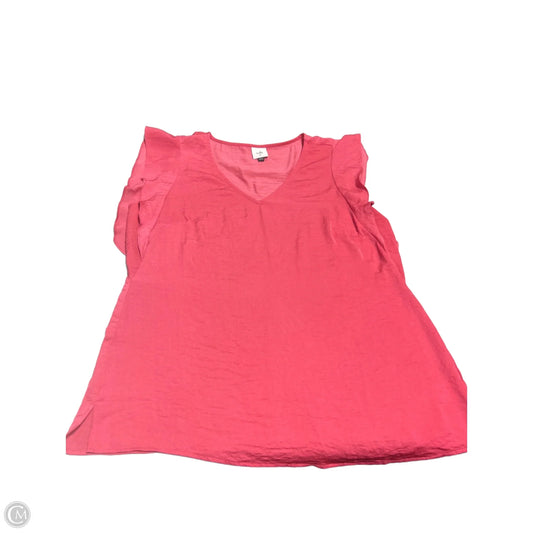 Top Short Sleeve By Cabi In Pink, Size: M