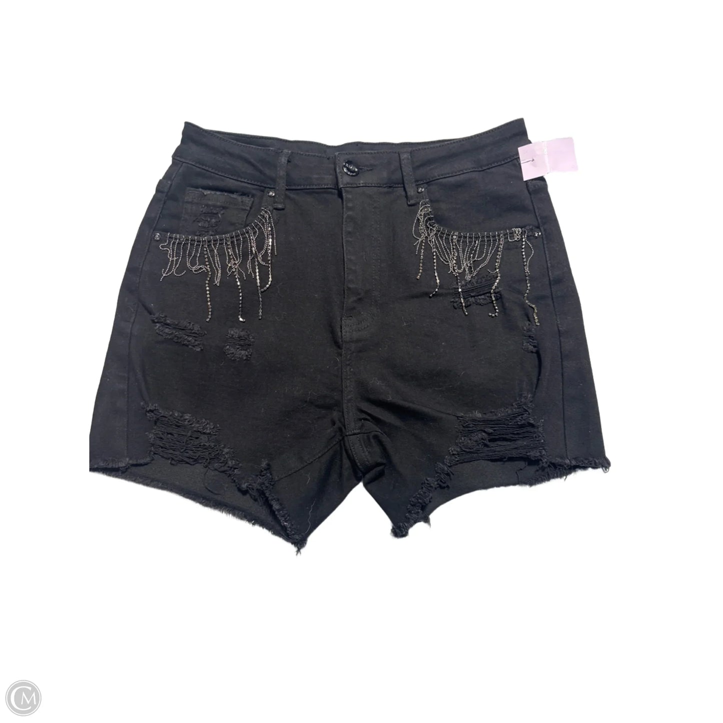 Shorts By Risen In Black Denim, Size: 6