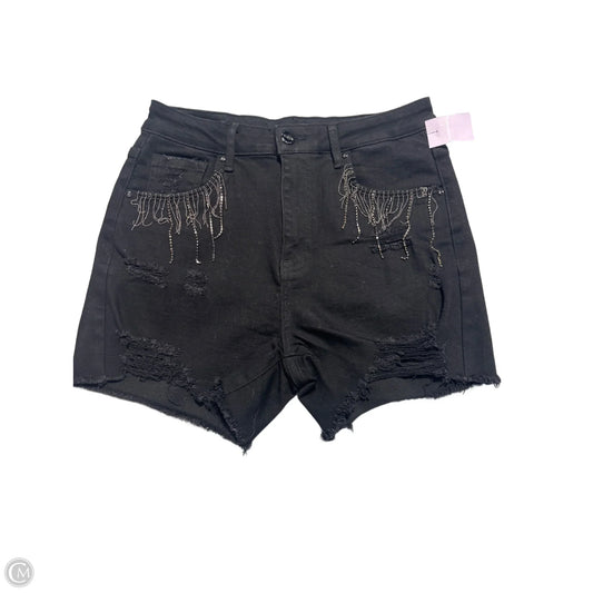 Shorts By Risen In Black Denim, Size: 6