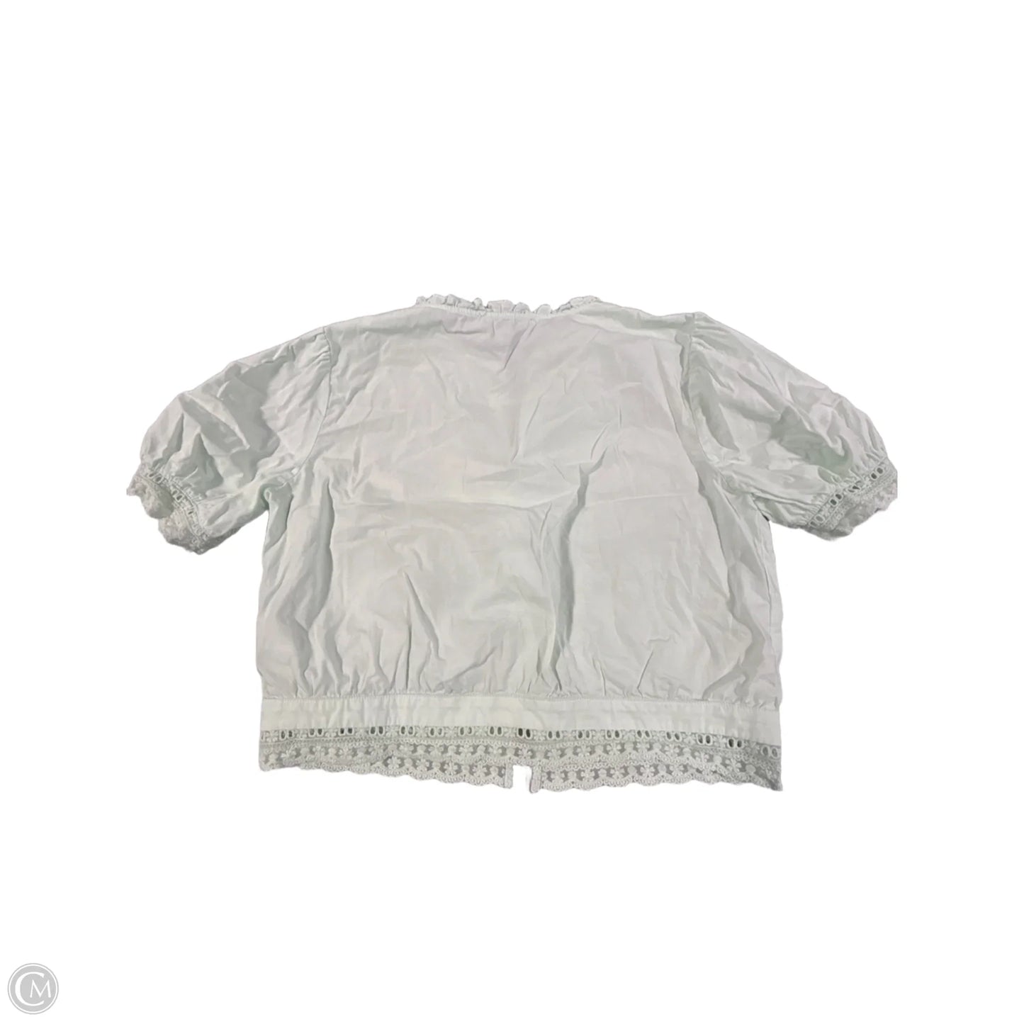 Top Short Sleeve By Cmc In Green, Size: S