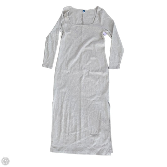 Dress Casual Maxi By Old Navy In Cream, Size: Xl