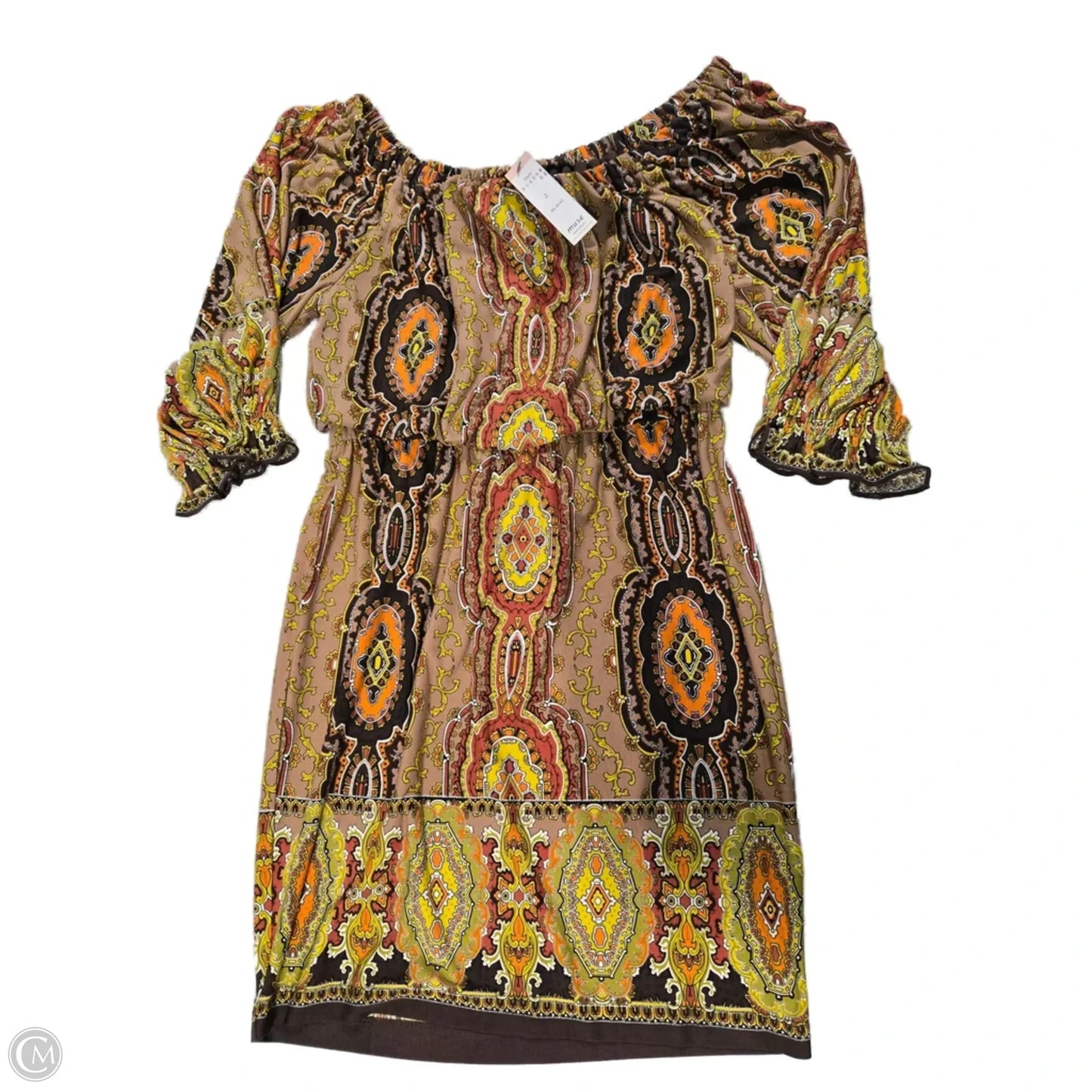 Dress Casual Short By Muse In Brown, Size: Xs