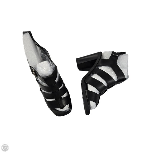 Sandals Heels Block By Soda In Black, Size: 6.5