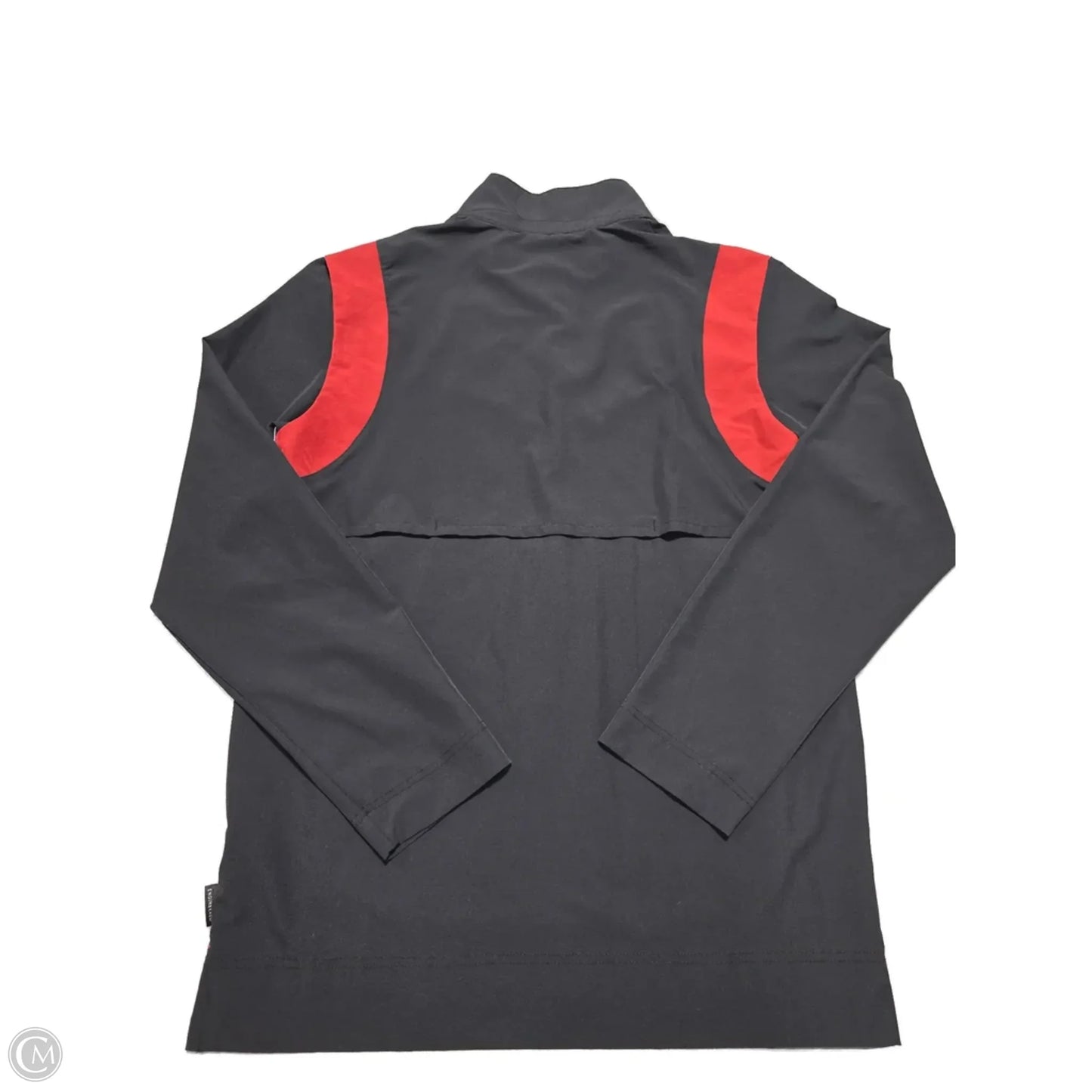 Athletic Top Long Sleeve Crewneck By Nike In Black, Size: S