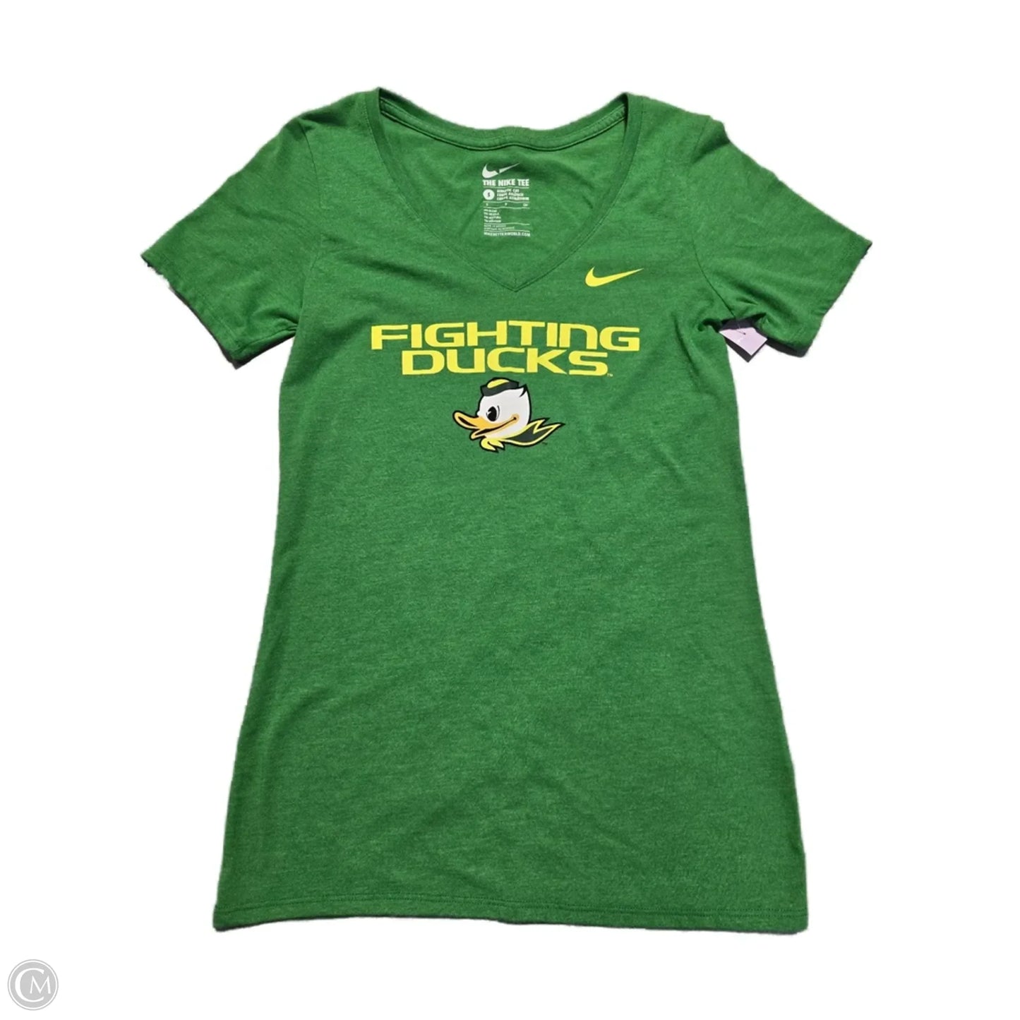 Top Short Sleeve By Nike In Green, Size: S