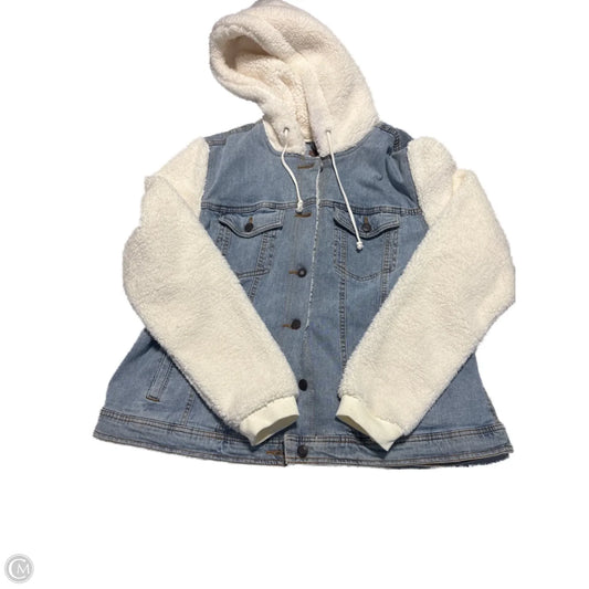 Jacket Denim By Maurices In Blue Denim, Size: 1x