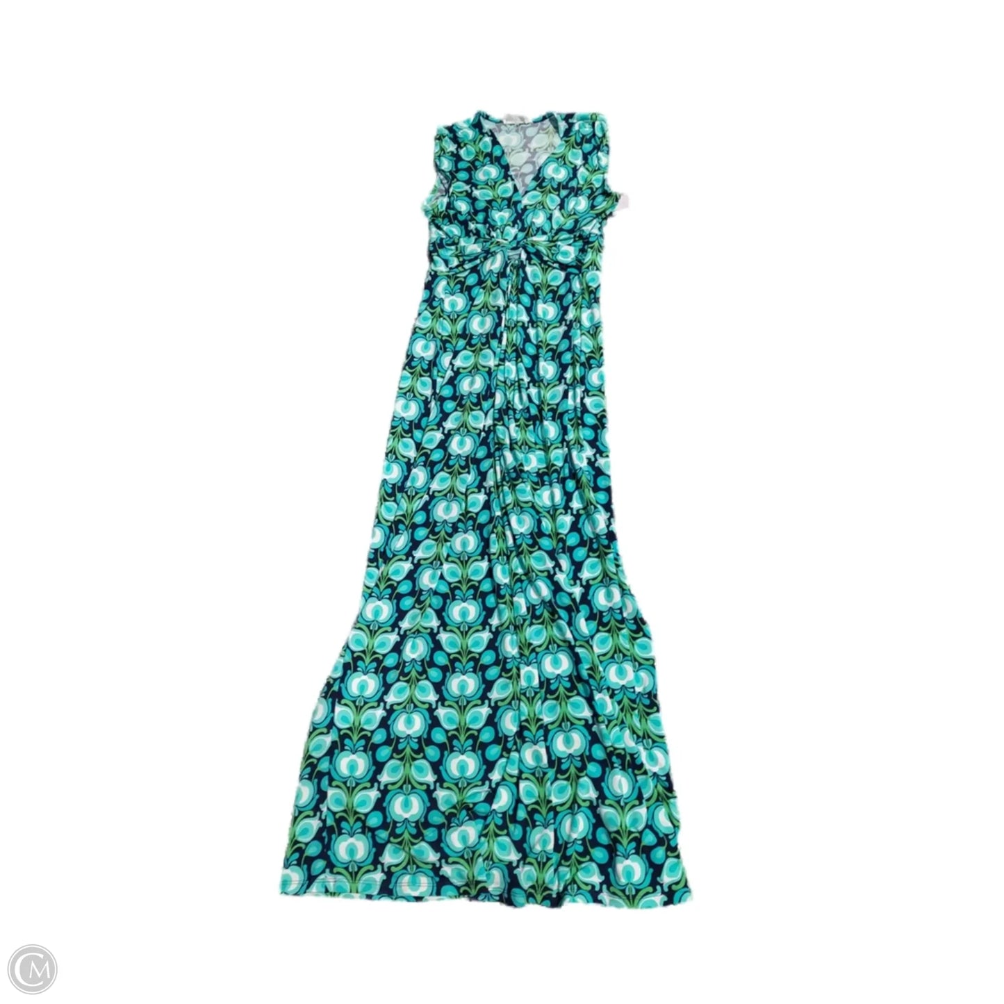 Dress Casual Maxi By Peach Love Cream California In Teal, Size: S
