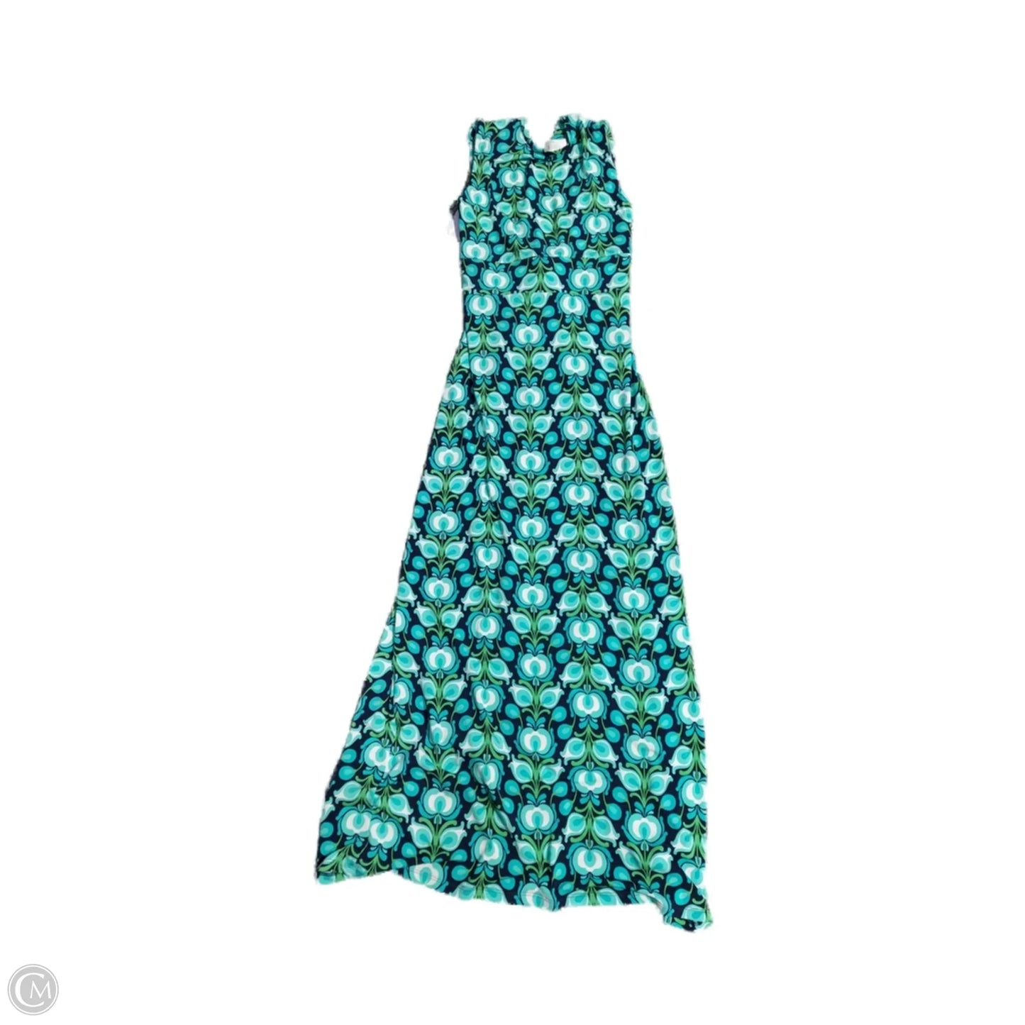 Dress Casual Maxi By Peach Love Cream California In Teal, Size: S