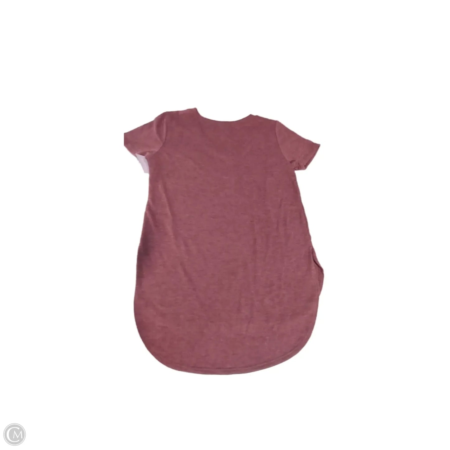 Top Short Sleeve Basic By Modern Lux In Maroon, Size: S