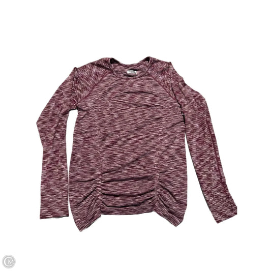 Athletic Top Long Sleeve Crewneck By Athleta In Multi-colored, Size: Xlarge
