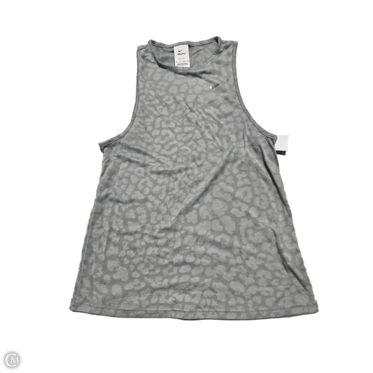Athletic Tank Top By Nike In Grey, Size: Xs