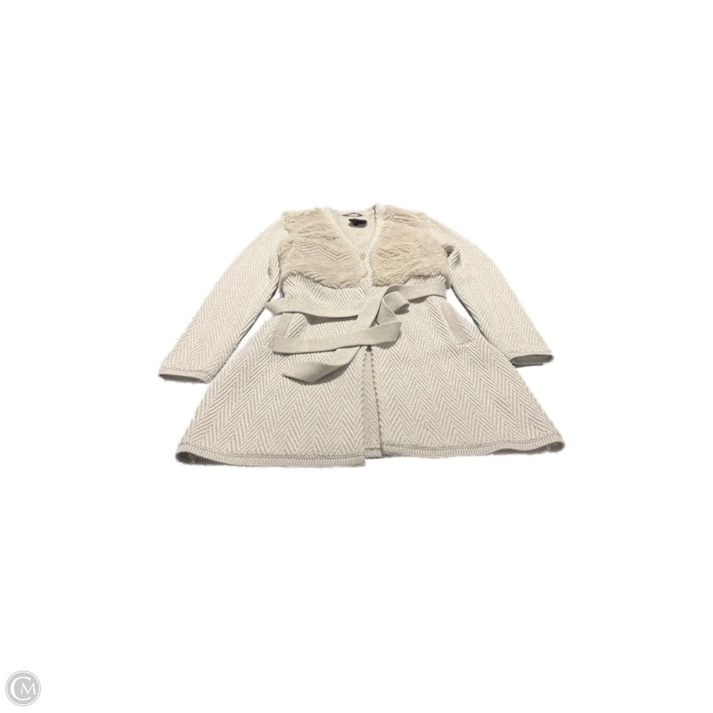 Cardigan By Elie Tahari In Tan, Size: L