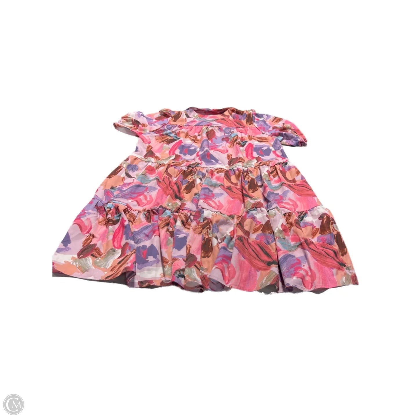 Dress Casual Short By Cme In Pink & Purple, Size: M