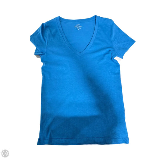 Top Short Sleeve Basic By J. Crew In Blue, Size: S