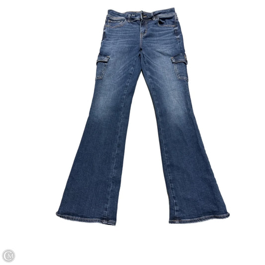 Jeans Boot Cut By American Eagle In Blue Denim, Size: 4