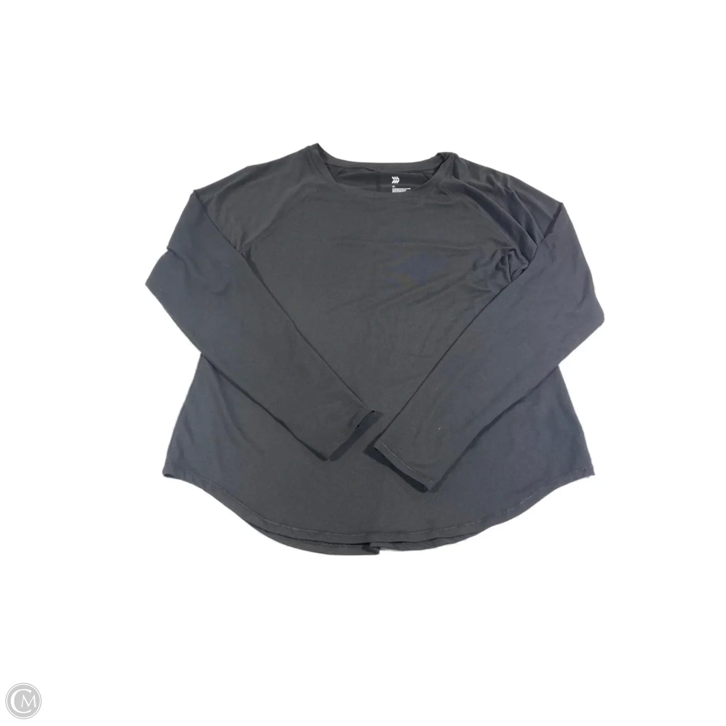 Athletic Top Long Sleeve Crewneck By All In Motion In Black, Size: Xl